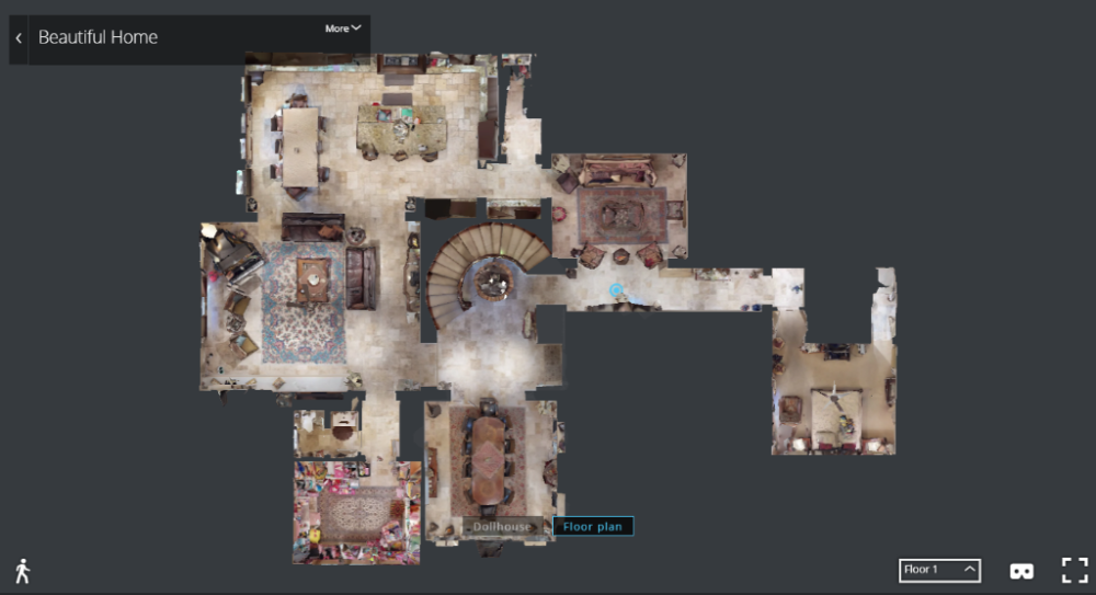 virtual photo of a house